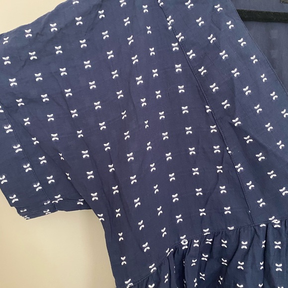 Madewell v-neck Dolman Sleeve Mini Dress size XL - Picture 4 of 6